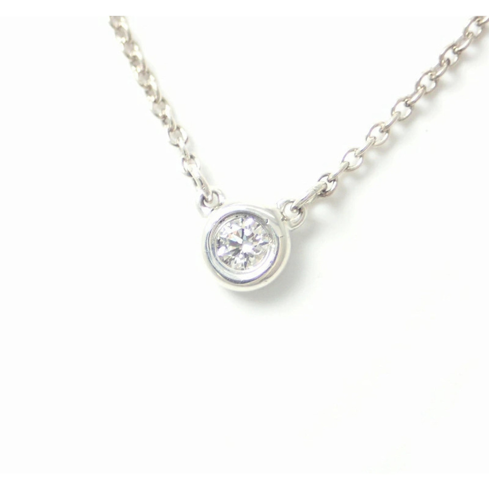 TIFFANYCo Tiffany By the Yard Necklace Silver Diamond